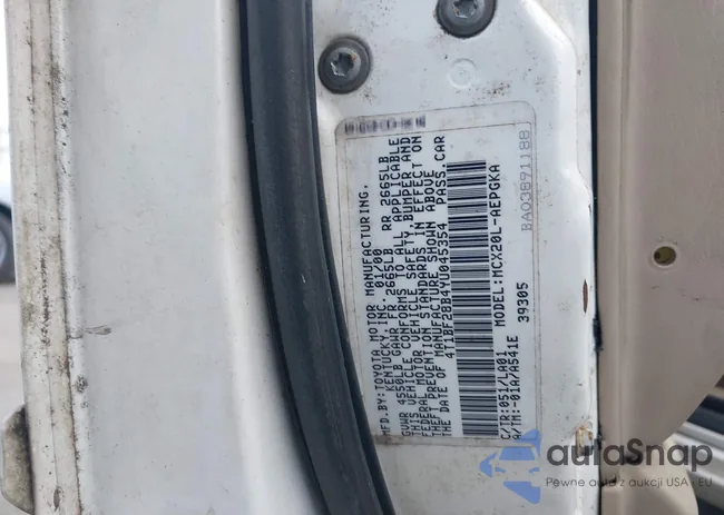 4T1BF28B4YU045354: 42514091