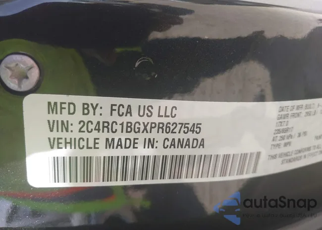 2C4RC1BGXPR627545: 42514157