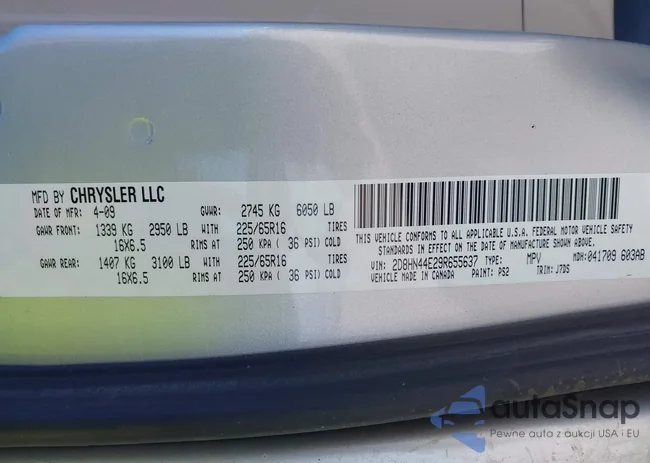 2D8HN44E29R655637: 42514830