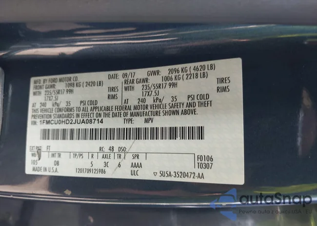 1FMCU0HD2JUA08714: 42514898