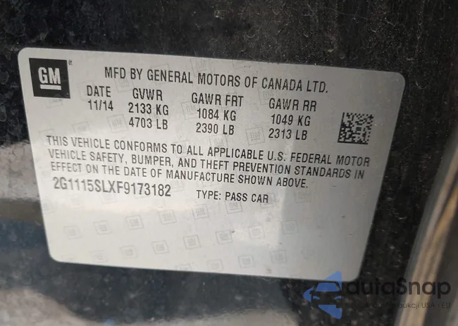 2G1115SLXF9173182: 42515103