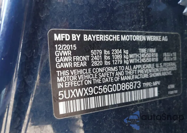 5UXWX9C56G0D86873: 42514208