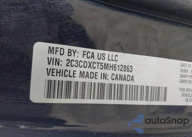 2C3CDXCT5MH612863: 42514233