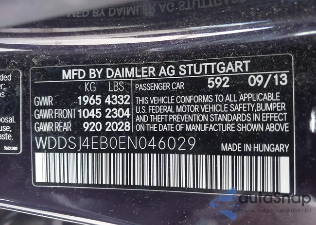 WDDSJ4EB0EN046029: 42514247