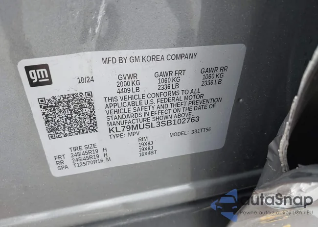 KL79MUSL3SB102763: 42514327