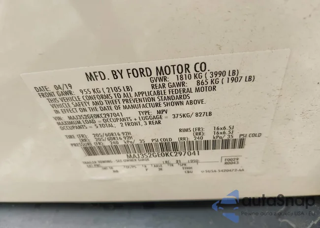 MAJ3S2GE0KC297041: 42514369