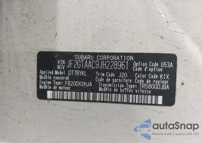 JF2GTAAC9JH228961: 42514418