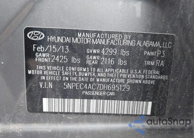 5NPEC4AC7DH695129: 42515702