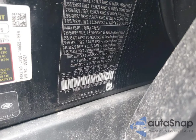 SALRT2RK1JA053521: 42515770