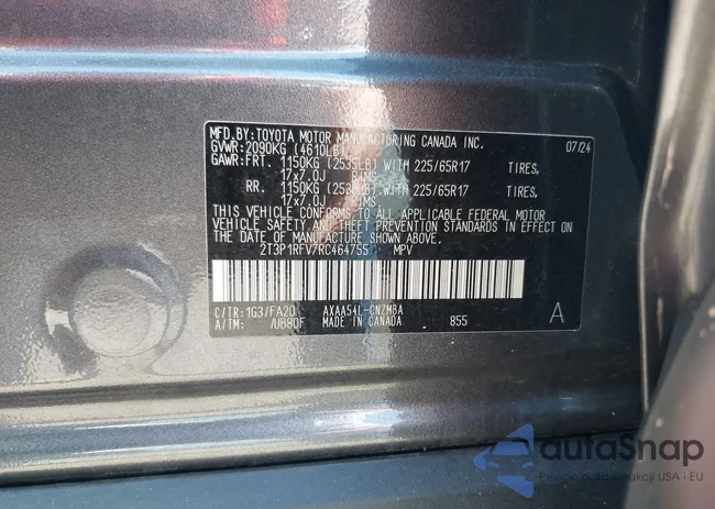 2T3P1RFV7RC464755: 42515869