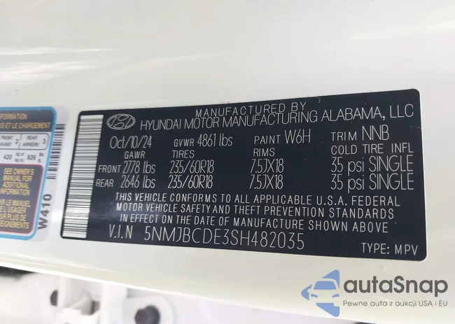 5NMJBCDE3SH482035: 42515883