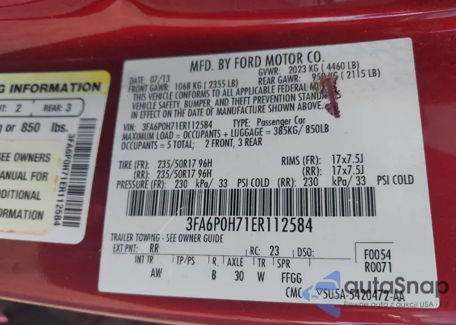 3FA6P0H71ER112584: 42516134