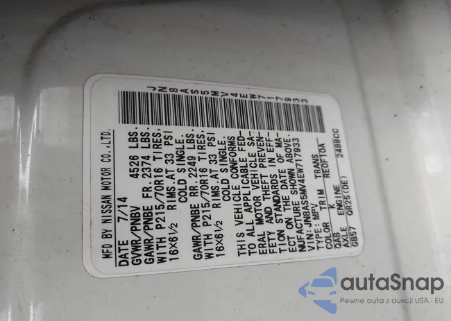 JN8AS5MV4EW717933: 42516194