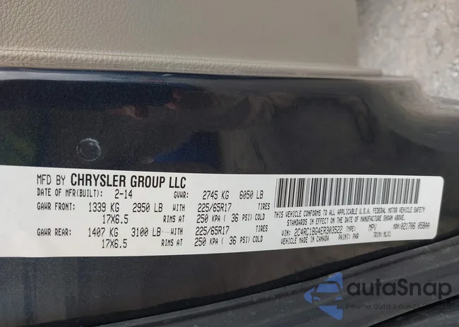 2C4RC1BG4ER303522: 42515393