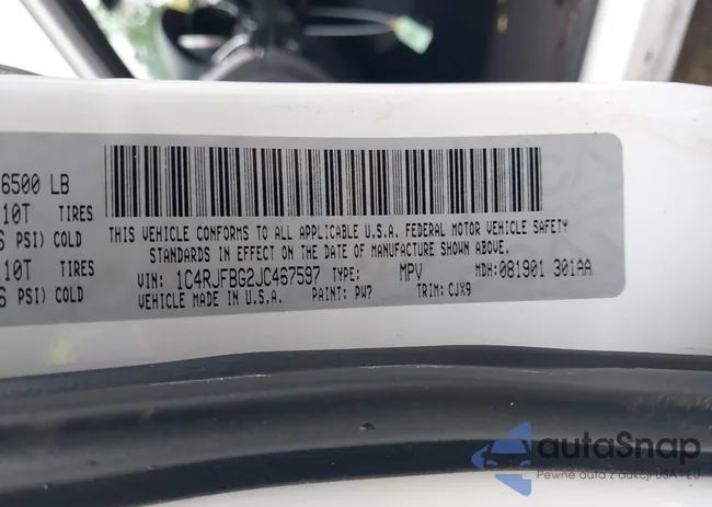 1C4RJFBG2JC467597: 42516733