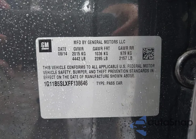 1G11B5SLXFF138646: 42517010