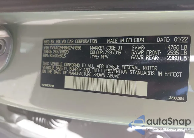 YV4AC2HM8N2741858: 42517145