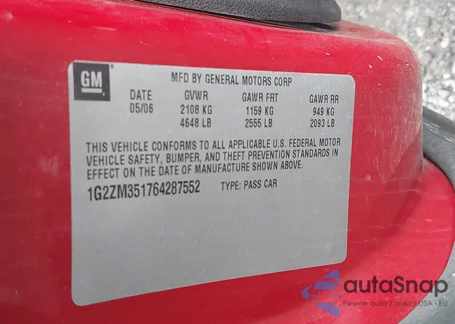 1G2ZM351764287552: 42516222