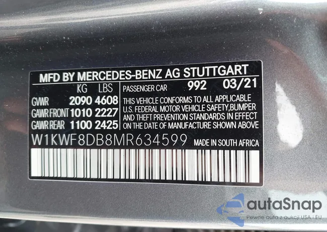 W1KWF8DB8MR634599: 42516375