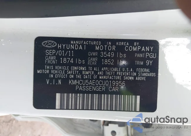 KMHCU5AE0CU019956: 42516559