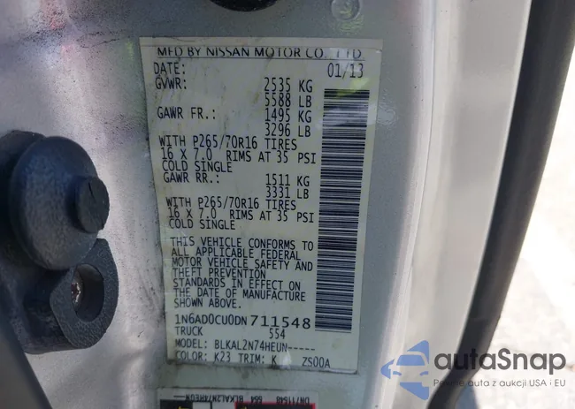 1N6AD0CU0DN711548: 42516591