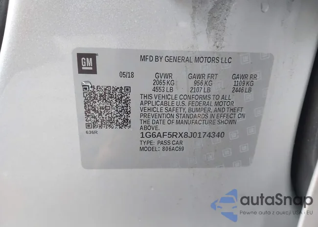 1G6AF5RX8J0174340: 42517915