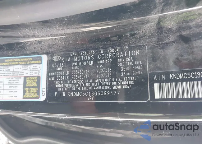 KNDMC5C13G6099477: 42518004