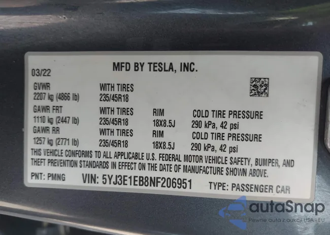 5YJ3E1EB8NF206951: 42517197