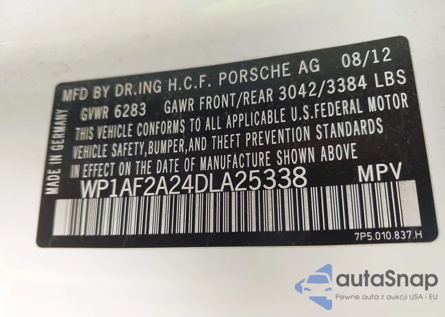 WP1AF2A24DLA25338: 42517224