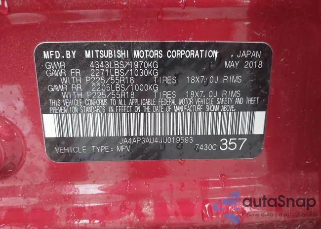 JA4AP3AU4JU019593: 42517328