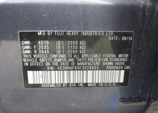 4S3BNAF69F3024655: 42517399