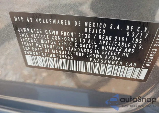 3VWDB7AJ1HM336550: 42517424