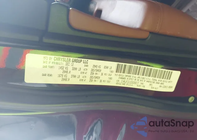 1C4RJFCG1DC639217: 42517498