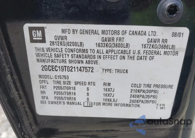 2GCEC19T021147572: 42519077