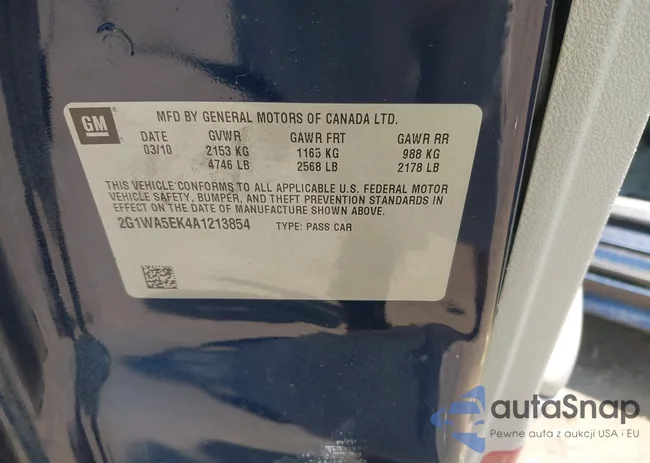 2G1WA5EK4A1213854: 42518278