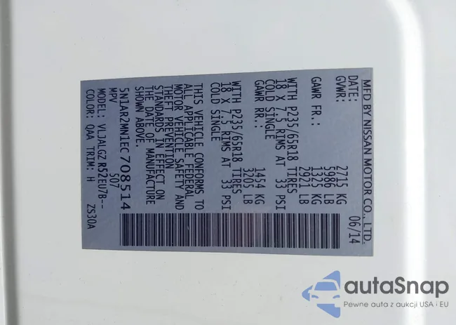 5N1AR2MN1EC708514: 42519600