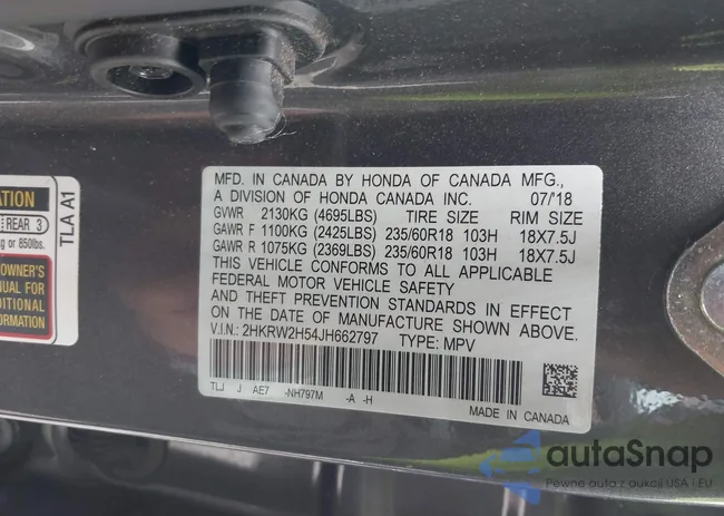 2HKRW2H54JH662797: 42519724