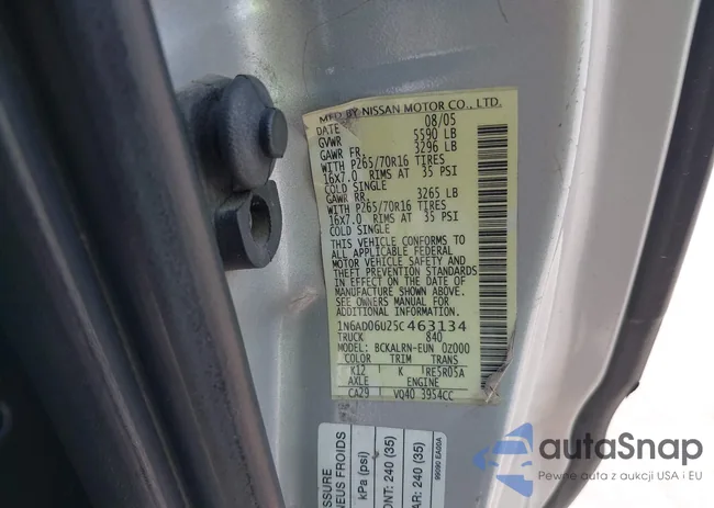 1N6AD0CUXDN763835: 42519926