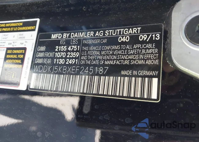 WDDKJ5KBXEF245187: 42519980