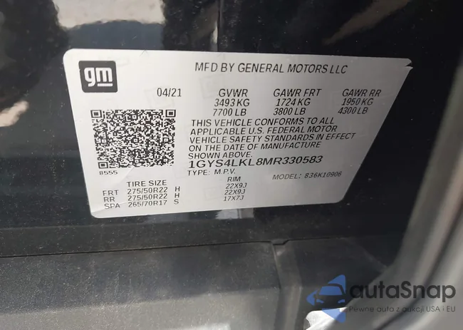 1GYS4LKL8MR330583: 42519214