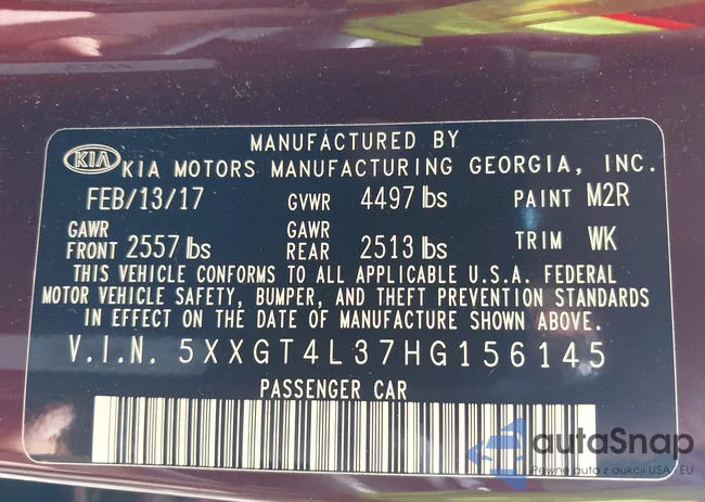 5XXGT4L37HG156145: 42520772