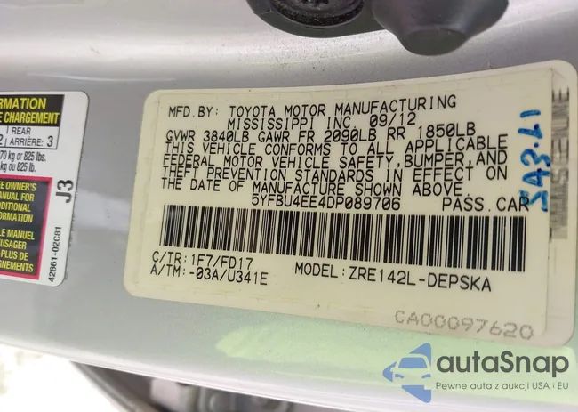5YFBU4EE4DP089706: 42520898