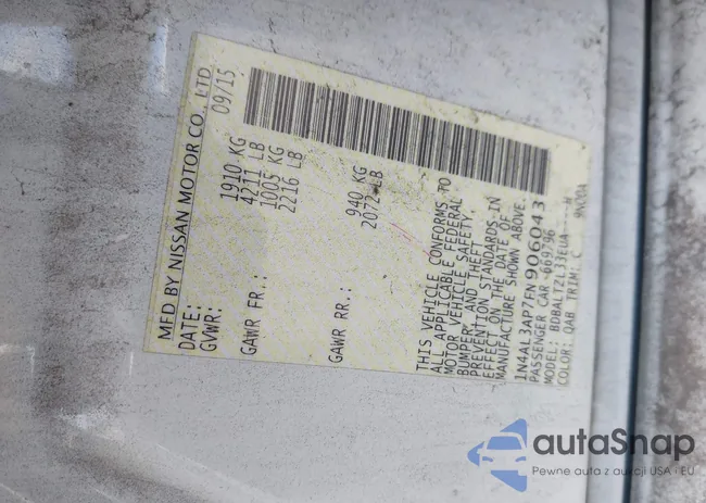 1N4AL3AP7FN906043: 42520283