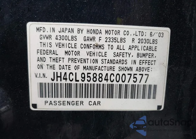 JH4CL95884C007577: 42521941