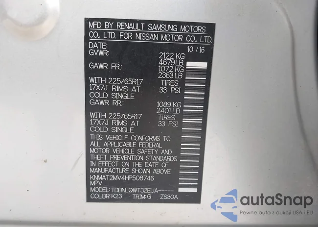 KNMAT2MV4HP508746: 42521370