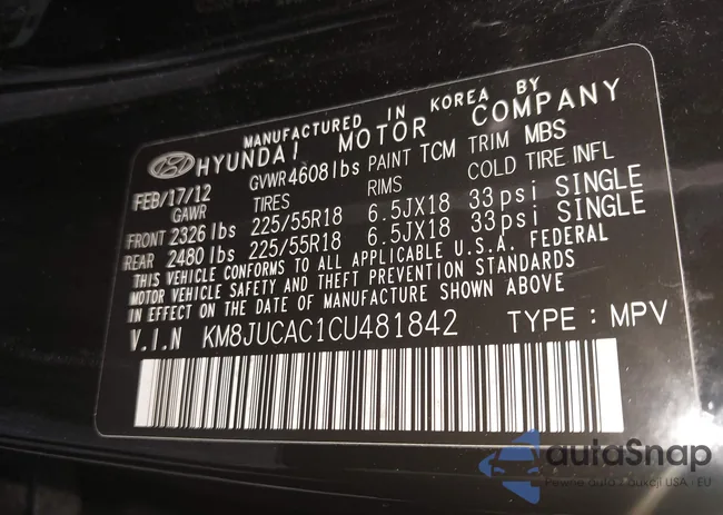 KM8JUCAC1CU481842: 42521498