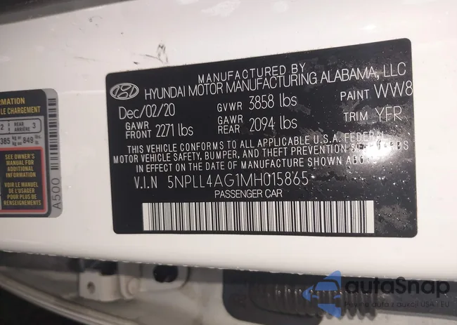 5NPLL4AG1MH015865: 42521578