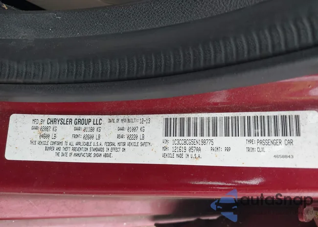 1C3CCBCG5EN198775: 42521589