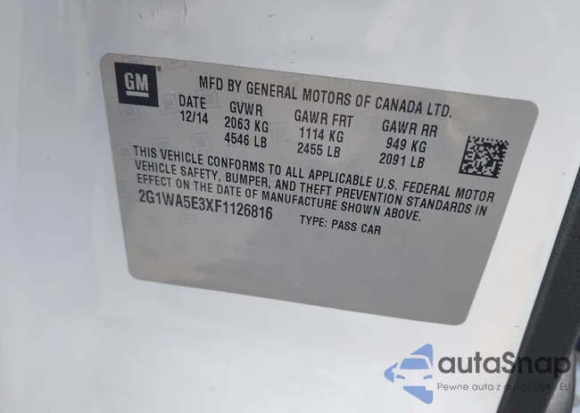 2G1WA5E3XF1126816: 42522697