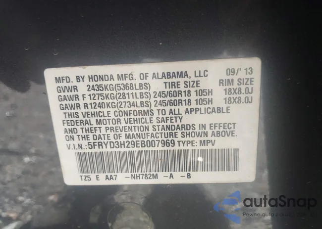 5FRYD3H29EB007969: 42522907